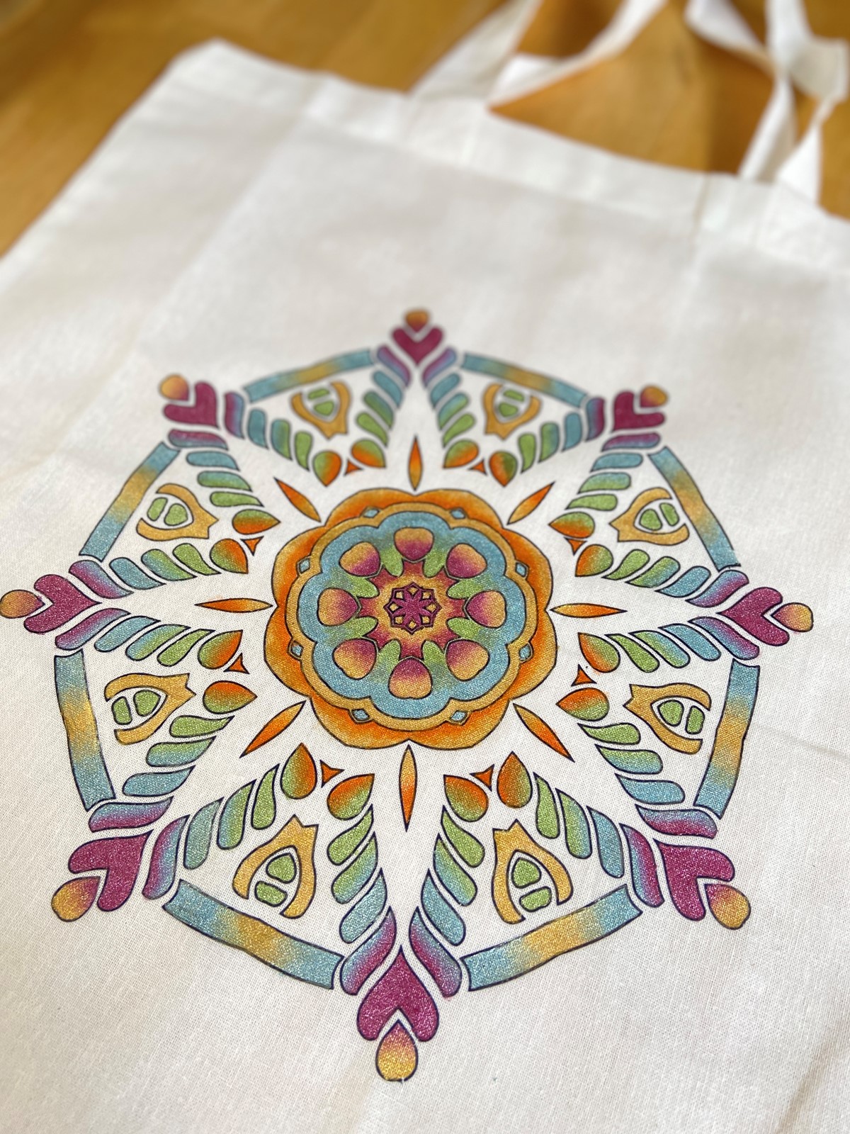 Mandala textiel transfer van Cadence